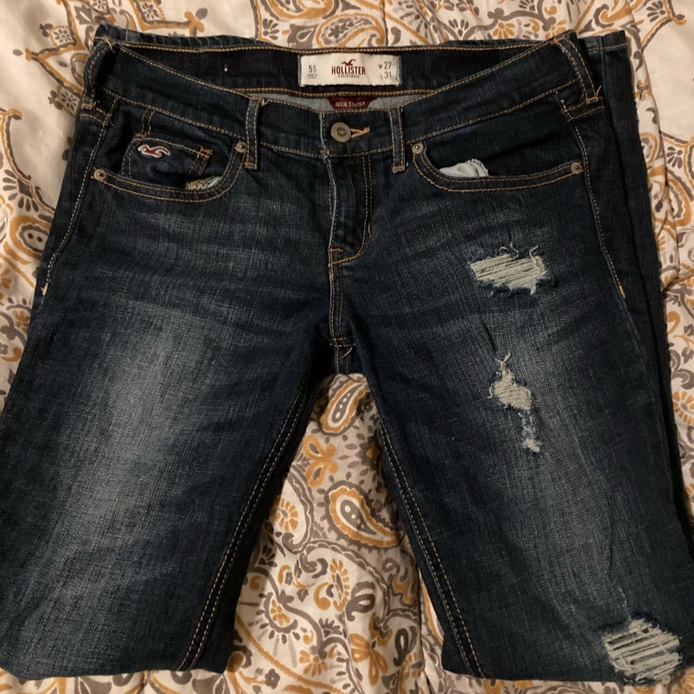 Holister SoCal Stretch Skinny Jeans with Holes